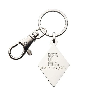 SalesOne LLC Birds Of Prey Harley Quinn Diamond Logo Enamel Keychain 2 SalesOne LLC Birds Of Prey Harley Quinn Diamond Logo Enamel Keychain - Image 2
