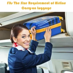 Costway 2PC Kids Carry On Luggage Set 12'' Backpack & 18'' Rolling Suitcase For Travel -Vera Bradley || Rockland || Disney Shop GUEST 0ea24a8c c0c1 4181 8492 ceee6f619159