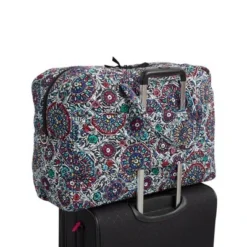 Vera Bradley Women's Cotton Grand Weekender Travel Bag -Vera Bradley || Rockland || Disney Shop GUEST 0f39164b 9460 4866 bb0d ea6b51828bfa