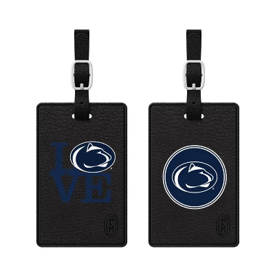 NCAA OTM Essentials Classic Luggage Tag 2pk - Black 5 NCAA OTM Essentials Classic Luggage Tag 2pk - Black - Image 5