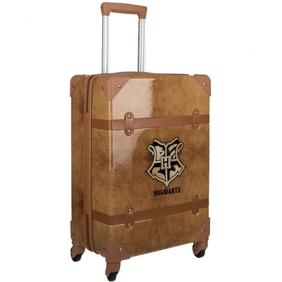 20" Harry Potter ABS Trunk Luggage, Brown With Crest OSFA 2 20" Harry Potter ABS Trunk Luggage, Brown With Crest OSFA - Image 2