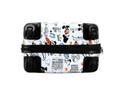 Disney Mickey Mouse And Minnie Mouse 20 Inch White Rolling Luggage -Vera Bradley || Rockland || Disney Shop GUEST 16914dbb 09a4 4e24 b295 34acff2acded