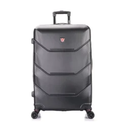 DUKAP Zonix Lightweight Hardside Large Checked Spinner Suitcase