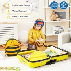 Costway 2PC Kids Ride-on Luggage Set 18'' Carry-on Suitcase & 12'' Backpack Anti-Loss Rope Yellow 12 Costway 2PC Kids Ride-on Luggage Set 18'' Carry-on Suitcase & 12'' Backpack Anti-Loss Rope Yellow -Vera Bradley || Rockland || Disney Shop GUEST 1caee67f b765 4994 9ae9 5af64115aa47