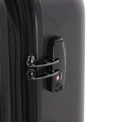 SWISSGEAR Energie USB Port PolyCarb Hardside Carry On Spinner Suitcase - Black -Vera Bradley || Rockland || Disney Shop GUEST 1f5a5964 90b8 46d9 9d4b 71c977686617