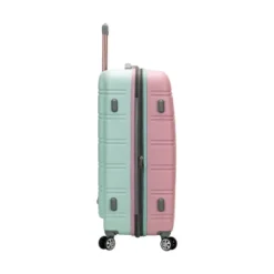 Rockland Melbourne 3pc Expandable ABS Hardside Checked Spinner Luggage Set - Pink/Mint -Vera Bradley || Rockland || Disney Shop GUEST 204ca41a ddd5 4356 b563 da4eefd56081
