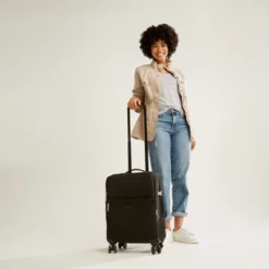 Vera Bradley Women's Small Spinner Luggage -Vera Bradley || Rockland || Disney Shop GUEST 220e35a2 ebaf 4e84 9608 e3c2bcb3a294