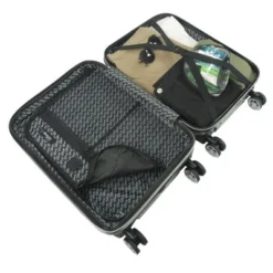 Disney Mickey Mouse All Over Print, 21 Spinner Luggage Charcoal. -Vera Bradley || Rockland || Disney Shop GUEST 293f0eef 0bf9 4bc0 a96c caec3261ba23