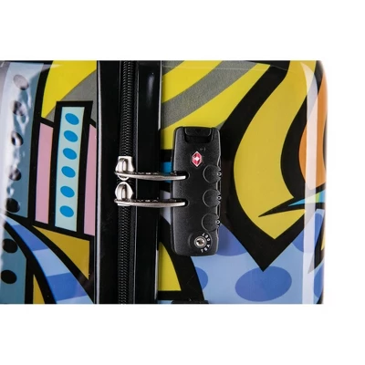 InUSA Lightweight Hardside Medium Checked Spinner Suitcase - Miami 6 InUSA Lightweight Hardside Medium Checked Spinner Suitcase - Miami - Image 6