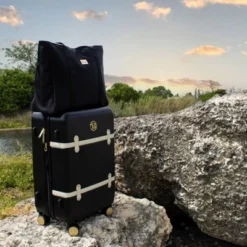 Badgley Mischka Grace Expandable Hardside Checked 3pc Luggage Set -Vera Bradley || Rockland || Disney Shop GUEST 2e9bb141 f1f4 453c af42 01b6805680f7