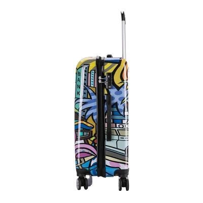 InUSA Lightweight Hardside Medium Checked Spinner Suitcase - Miami 3 InUSA Lightweight Hardside Medium Checked Spinner Suitcase - Miami - Image 3