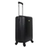 Rachel Rachel Roy 20" Black Snakeskin Hard Cover Carry-On Luggage