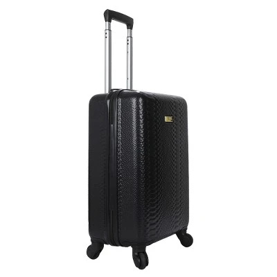 Rachel Rachel Roy 20" Black Snakeskin Hard Cover Carry-On Luggage 1 Rachel Rachel Roy 20" Black Snakeskin Hard Cover Carry-On Luggage