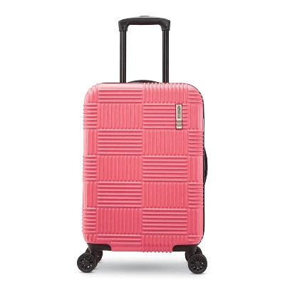 American Tourister NXT Checkered Hardside Carry On Spinner Suitcase 14 American Tourister NXT Checkered Hardside Carry On Spinner Suitcase - Image 14