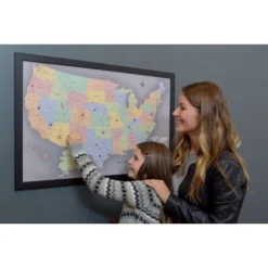 Home Magnetics US Map - XL Gray 7 Home Magnetics US Map - XL Gray -Vera Bradley || Rockland || Disney Shop GUEST 380175b4 91a4 49b2 88e6 c9ea71eb9605