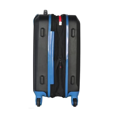 Olympia Apache II 21 Inch Expandable Carry On 4 Wheel Spinner Luggage Suitcase With Aluminum Locking System And Interior Divider, Blue 3 Olympia Apache II 21 Inch Expandable Carry On 4 Wheel Spinner Luggage Suitcase With Aluminum Locking System And Interior Divider, Blue - Image 3