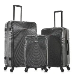 DUKAP Inception Lightweight Hardside Checked Spinner Luggage Set 3pc -Vera Bradley || Rockland || Disney Shop GUEST 3e730252 1d55 4c0c 91ba a082bc9baf3d