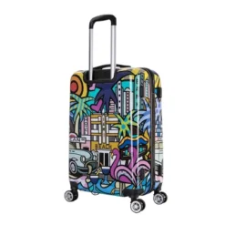 InUSA Lightweight Hardside Medium Checked Spinner Suitcase - Miami 9 InUSA Lightweight Hardside Medium Checked Spinner Suitcase - Miami -Vera Bradley || Rockland || Disney Shop GUEST 3f51800c ca9e 492d a3c2 4bd91d4c425c