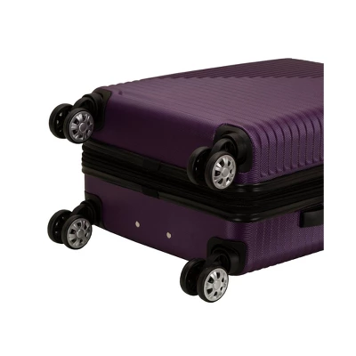 Rockland Star Trail 2pc Hardside Spinner Wheel Luggage Set - Purple 5 Rockland Star Trail 2pc Hardside Spinner Wheel Luggage Set - Purple - Image 5