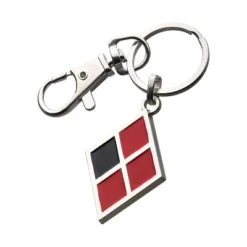 SalesOne LLC Birds Of Prey Harley Quinn Diamond Logo Enamel Keychain