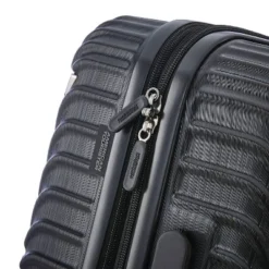 American Tourister Kids' Mickey Molded Hardside Carry On Spinner Suitcase - Black