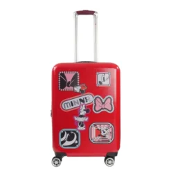 Disney Ful Minnie Mouse Patch 25 In Spinner Luggage, Red