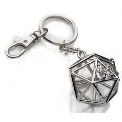 SalesOne LLC Dungeons & Dragons Magnetic Cage Dice Holder Keychain