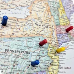 Home Magnetics US Map - XL Blue -Vera Bradley || Rockland || Disney Shop GUEST 57e41c59 2c86 4ccf 85f7 e7861486871e