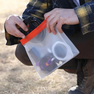 Coghlan's Reusable Storage Bags 3-Pack - Red 2 Coghlan's Reusable Storage Bags 3-Pack - Red - Image 2