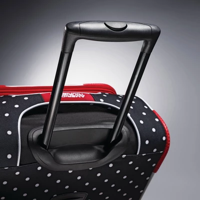 American Tourister Minnie Mouse Red Bow Softside Carry On Spinner Suitcase 6 American Tourister Minnie Mouse Red Bow Softside Carry On Spinner Suitcase - Image 6