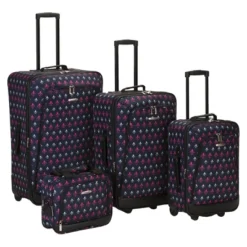 Rockland Nairobi 4pc Expandable Softside Luggage Set 9 Rockland Nairobi 4pc Expandable Softside Luggage Set -Vera Bradley || Rockland || Disney Shop GUEST 8196ce41 2a9d 46dd 84af 2314be749dac