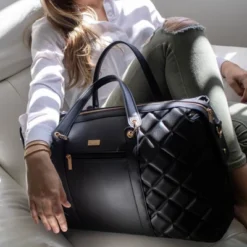 Badgley Mischka Quilted Travel Weekender Bag - Black -Vera Bradley || Rockland || Disney Shop GUEST 8452cb3b 7a25 4521 9d2a 19d0914dc99d