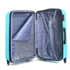 DUKAP Rodez Lightweight Hardside Medium Checked Spinner Suitcase - Light Blue -Vera Bradley || Rockland || Disney Shop GUEST 895110b8 a69e 4a35 8de2 e20feeeddebb