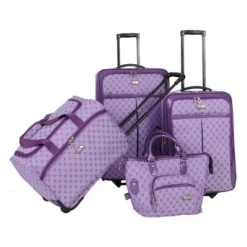 American Flyer Signature 4pc Softside Luggage Set -Vera Bradley || Rockland || Disney Shop GUEST 8bad9b65 ea81 457c a503 1920dca48821