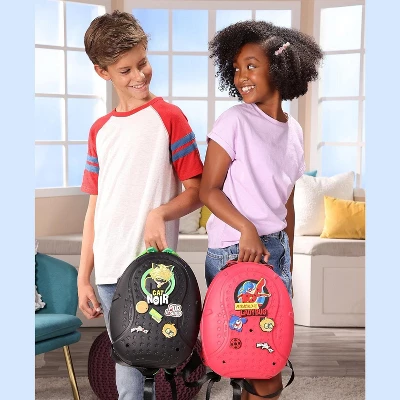 Miraculous Ladybug Pop N' Swop Ladybug Backpack With Handle, 6 Clip-on Badges And Zipper, Lightweight Durable Waterproof Bag With Adjustable Straps 5 Miraculous Ladybug Pop N' Swop Ladybug Backpack With Handle, 6 Clip-on Badges And Zipper, Lightweight Durable Waterproof Bag With Adjustable Straps - Image 5
