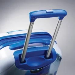 American Tourister Star Wars R2-D2 Hardside Carry On Spinner Suitcase - Silver/Royal Blue -Vera Bradley || Rockland || Disney Shop GUEST a9a6f5b1 8519 43e4 aac1 3a6f65987297