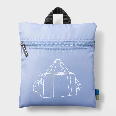 30L Packable Duffel Bag Blue - Open Story™ 3 30L Packable Duffel Bag Blue - Open Story™ - Image 3