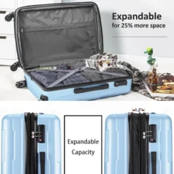 2 PCS Expanable Luggage Set, Hardside Spinner Suitcase With TSA Lock-ModernLuxe 13 2 PCS Expanable Luggage Set, Hardside Spinner Suitcase With TSA Lock-ModernLuxe -Vera Bradley || Rockland || Disney Shop GUEST be2a132e 2ce4 45f4 aba7 09a1f7ea30a4