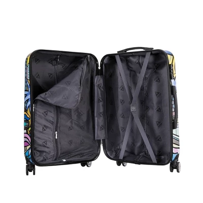 InUSA Lightweight Hardside Medium Checked Spinner Suitcase - Miami 2 InUSA Lightweight Hardside Medium Checked Spinner Suitcase - Miami - Image 2