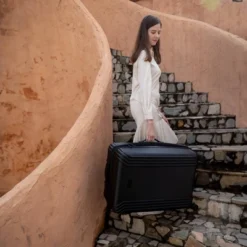 Badgley Mischka Evalyn 3pc Hardside Checked Expandable Spinner Luggage Set -Vera Bradley || Rockland || Disney Shop GUEST c01a0b85 073f 4acc ae89 c39193159b18