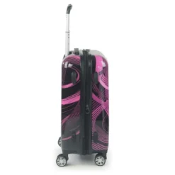 FUL Atomic 20 Inch Expandable Spinner Rolling Luggage Suitcase, ABS Hard Case, Upright, Pink -Vera Bradley || Rockland || Disney Shop GUEST c81ad149 a7f2 4b9b 84d9 f8702482066e