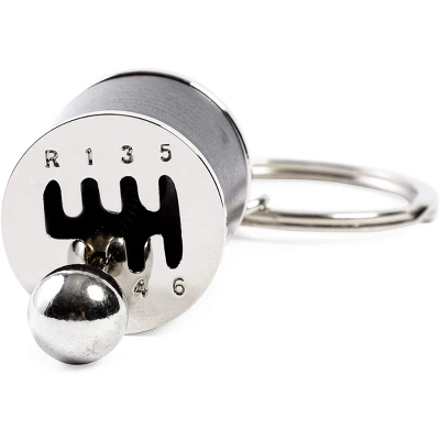 Zodaca 6 Pack Car Auto Parts Metal Keychain, Turbo, Manual Gearbox, Tire Rim, Spring Shock Absorber, Brake Rotor, 6 Assortment 4 Zodaca 6 Pack Car Auto Parts Metal Keychain, Turbo, Manual Gearbox, Tire Rim, Spring Shock Absorber, Brake Rotor, 6 Assortment - Image 4