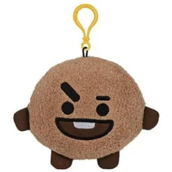 Enesco Gund Line Friends BT21 4 Inch Plush Backpack Clip | Shooky