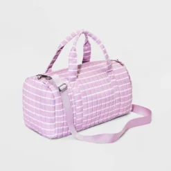 Girls' Quilted Duffel Bag - Art Class™ Purple