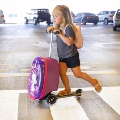 Kiddietotes Kids' Hardside Carry On Suitcase Scooter -Vera Bradley || Rockland || Disney Shop GUEST e896b346 3798 46a5 9269 5f02c18836e9