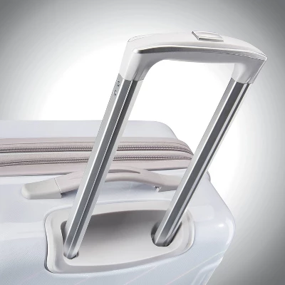 American Tourister Moonlight Hardside Medium Checked Spinner Suitcase - Iridescent White 6 American Tourister Moonlight Hardside Medium Checked Spinner Suitcase - Iridescent White - Image 6