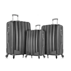 Rockland Barcelona 3pc Hardside Checked Luggage Set -Vera Bradley || Rockland || Disney Shop GUEST f8c3e9b0 5288 4066 9698 b880a2f44a99